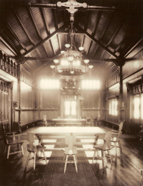 Kongsnaes Matrosenstation_historische Empfangshalle Innenraum